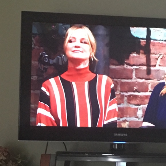 NWT As worn on tv Y&R sweater, Brown spice stripes - Picture 3 of 4